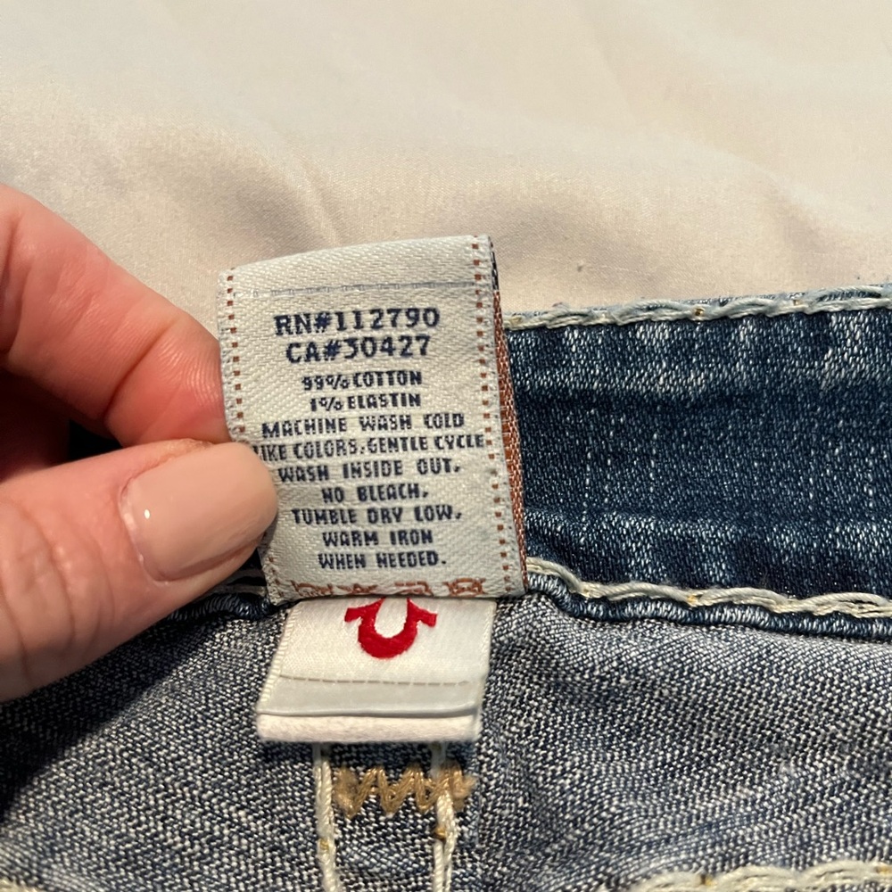 True Religion Blue Flare & Wide Leg Jeans - Picture 10 of 16